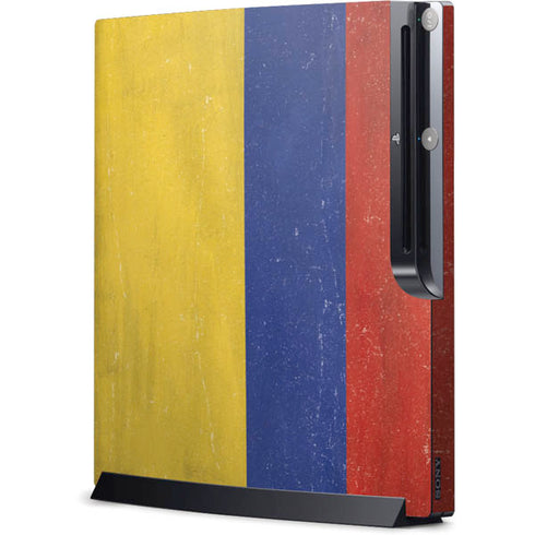 Colombia Flag Distressed Playstation 3 & PS3 Slim Skin
